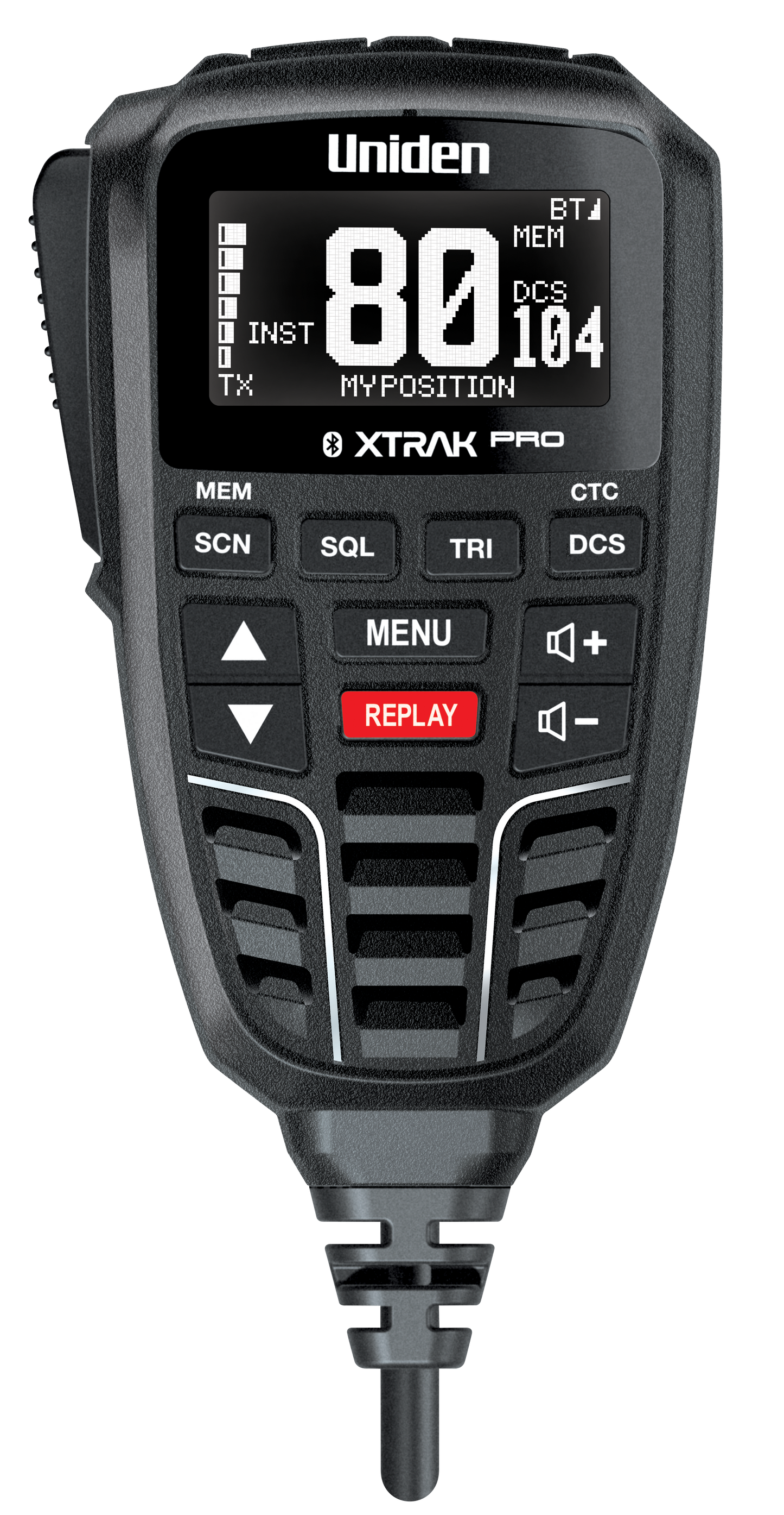 80 Channel Vehicle Mount UHF Radio with Bluetooth