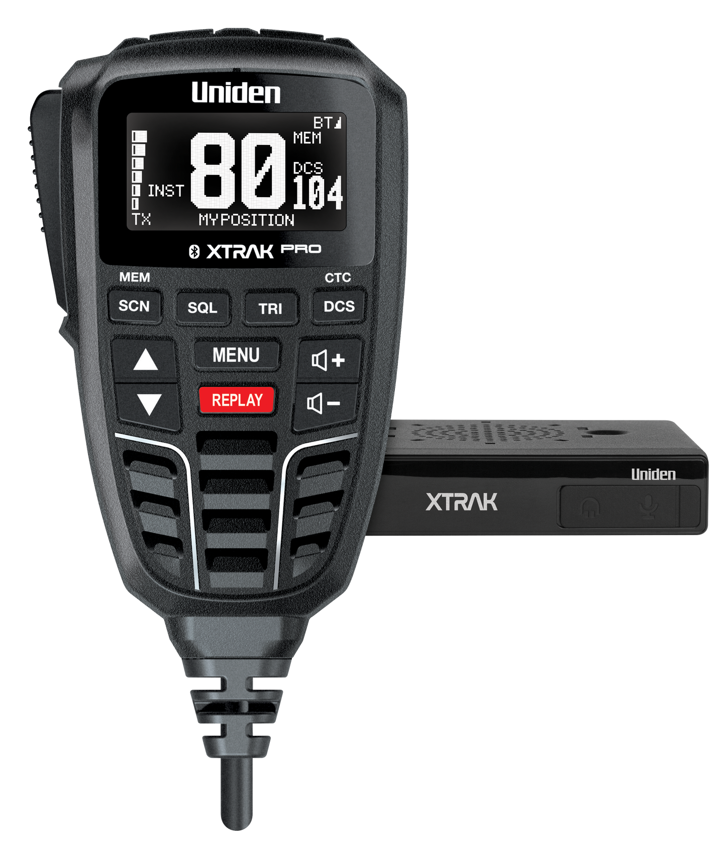 80 Channel Vehicle Mount UHF Radio with Bluetooth