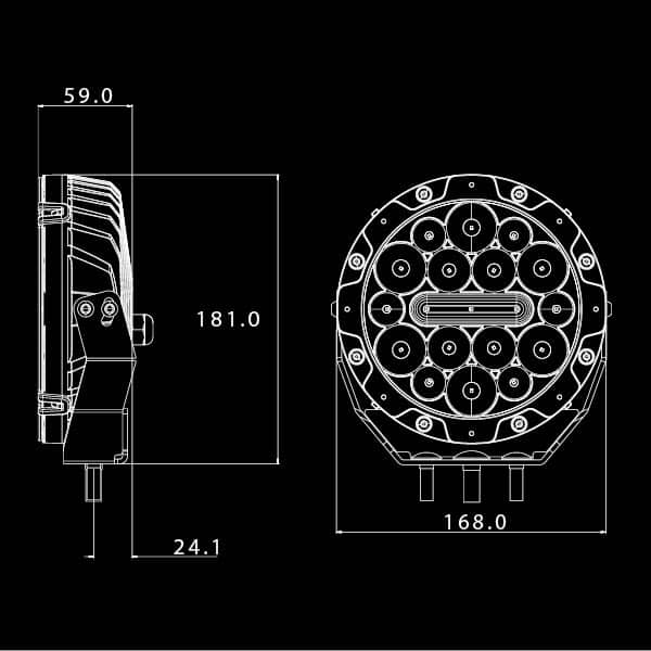 NITRO 80W Maxx Driving Lights