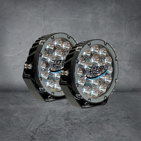 Raptor 120W 9" Driving Light Pair